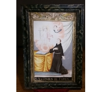 PINTURA S/ PAPEL SANTO ANTÓNIO DE PÁDUA
